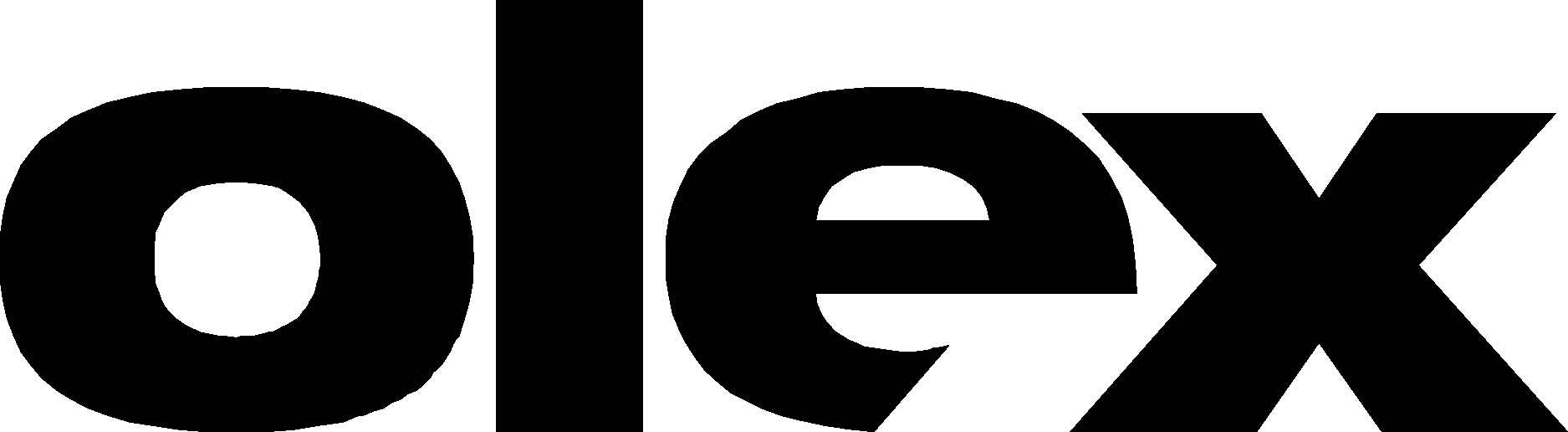 Olex Black Logo Vector Logo
